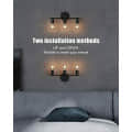 Wall Decor Bathroom Vanity Light Fixture Modern Matte Black 3-Light - left_view