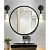 Antique Matte Black Bathroom Wall Sconce Set of 2 Vintage Industrial Wall Decor Lamp - rear_view