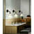 Antique Matte Black Bathroom Wall Sconce Set of 2 Vintage Industrial Wall Decor Lamp - left_view