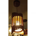 Wooden Hanging Pendant Ceiling Lamp - photo