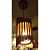 Wooden Hanging Pendant Ceiling Lamp - photo