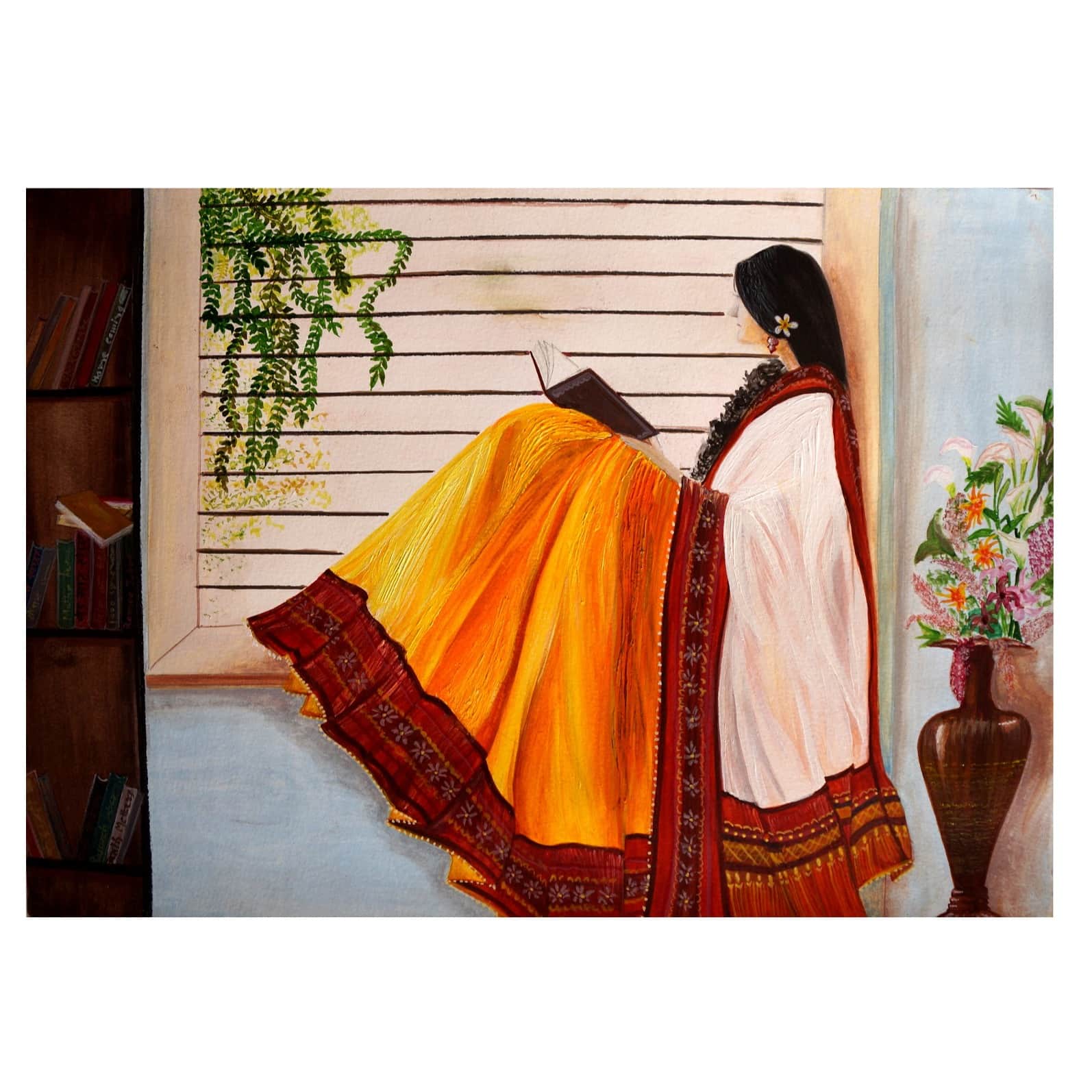 Madhubani Art Painting - left_view