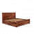 King Size Bed With Side Table - front_view