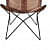 Dark and stylish butterfly chair - right_view