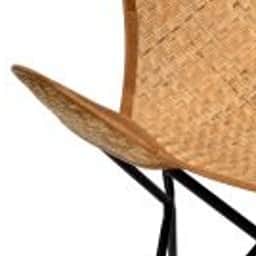 Justa butterfly chair with iron stand - rear_view