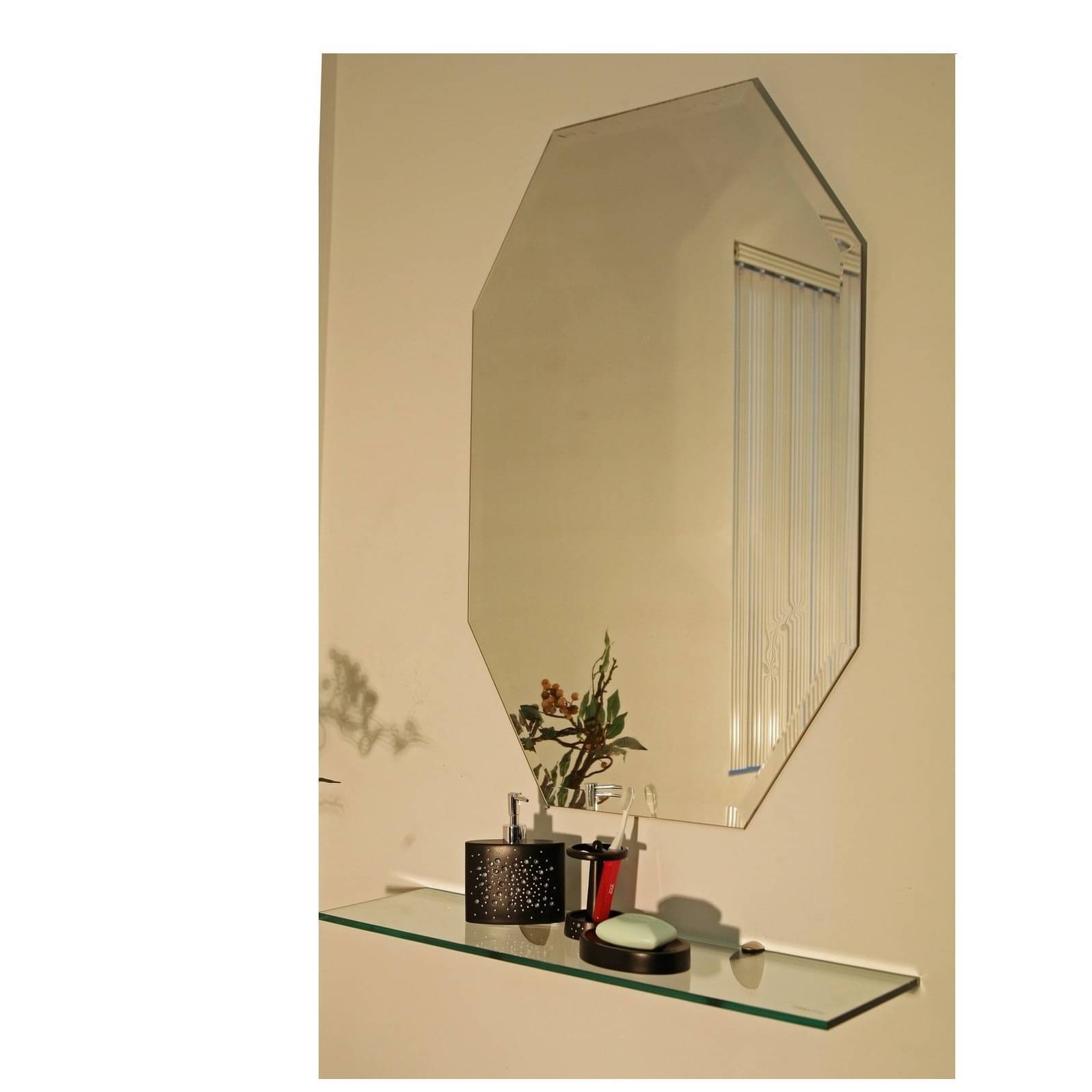Modern Frameless Decorative Mirror 18 x 24"