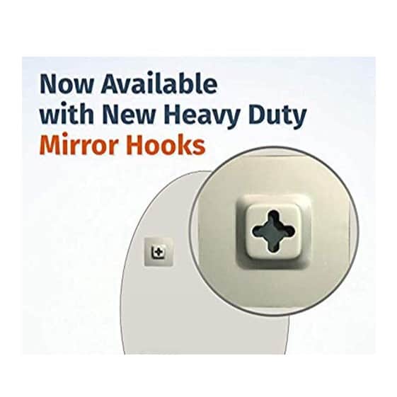 Modern Frameless Decorative Wall Mirror 18 x 24" - rear_view
