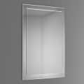 Frameless Decorative Bathroom Mirror 18 x 24" - top_view