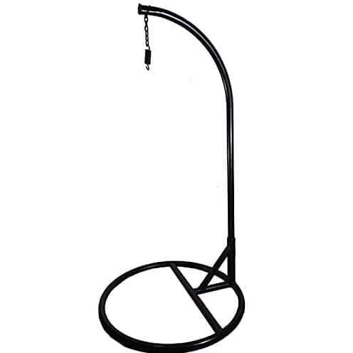 Single Seater Swing Chair With Yellow Cushions - left_view