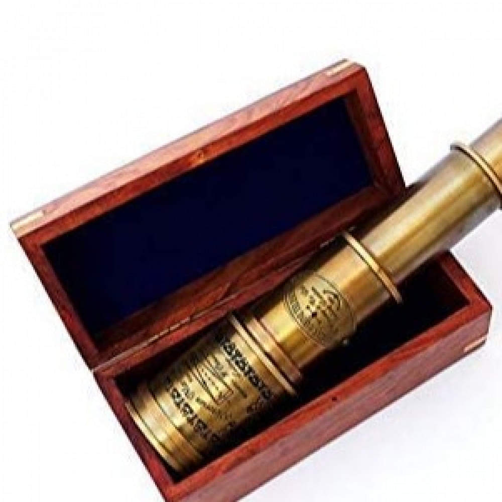 Telescope Antique Victorian Nautical Telescope - photo
