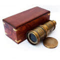 Telescope Antique Victorian Nautical Telescope - front_view
