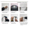 Decorative Frameless Wall Mirror 18 x 24" - top_view