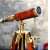 Finish Brass Telescope with Tripod Stand Collectible for Home Decor - top_view