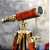 Finish Brass Telescope with Tripod Stand Collectible for Home Decor - left_view