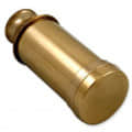 6-inch Brass Pocket Telescope in Vintage Style - front_view