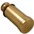 6-inch Brass Pocket Telescope in Vintage Style - rear_view