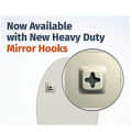 Frameless Decorative Mirror With Black Border 18 x 24" - rear_view