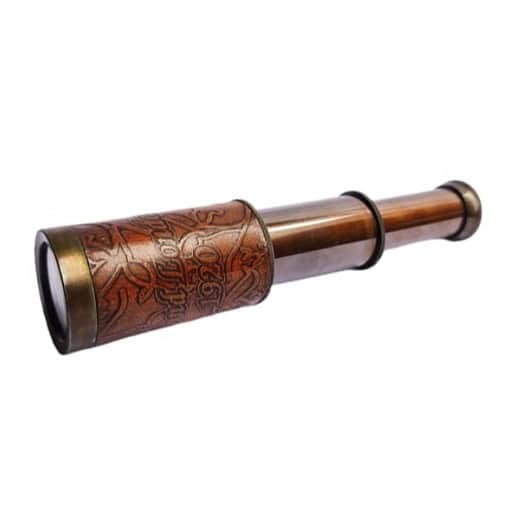 Royal Antique Look Telescope Vintage with Wooden Box - right_view