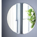 Modern Frameless Decorative Round Mirror 18" - front_view