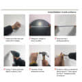 Modern Frameless Decorative Round Mirror 18" - right_view
