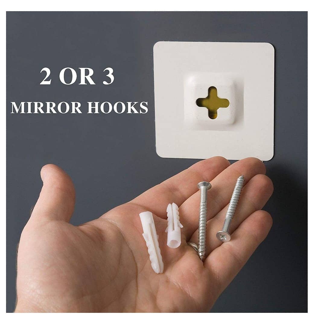 Frameless Double Round Decorative Mirror 24"