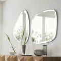 Frameless Decorative Wall Mirror 18 X 24" & 15 X 24" (Set of 2) - photo