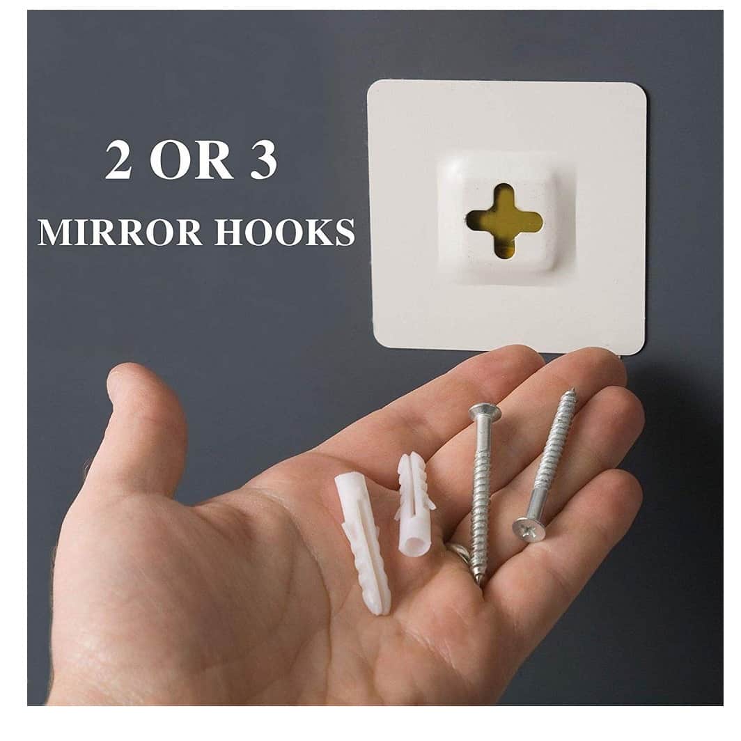 Frameless Decorative Wall Mirror 18 X 24" & 15 X 24" (Set of 2) - front_view