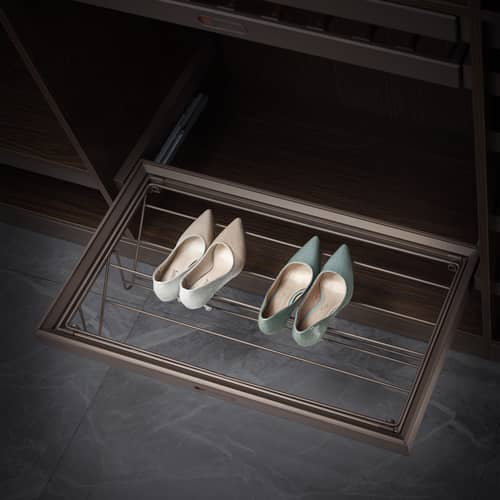 Sliding Wardrobe Shoe Rack-900MM