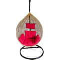Single Seater Garden Swing With Cushions - photo