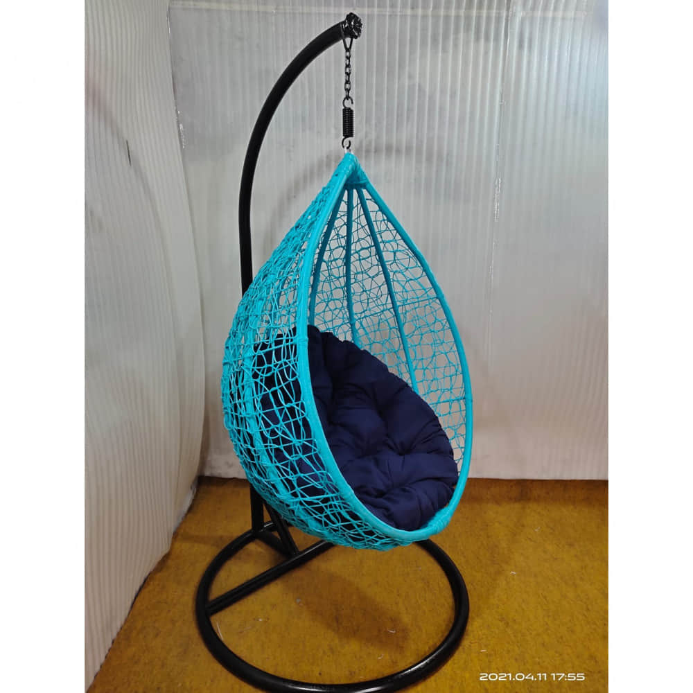 Single Seater Outdoor Swing (Sky) - photo