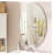 Frameless Decorative Oval Mirror  (18 X 24) - front_view