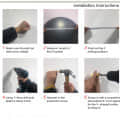 Decorative Frameless Oval Mirror 18 X 24 - top_view