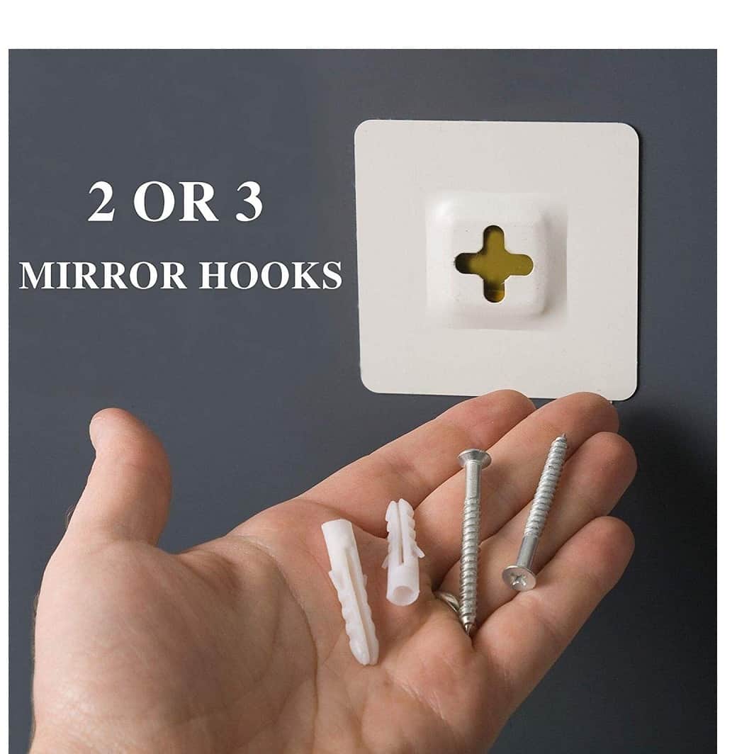 Modern Frameless Mirror 22" - front_view