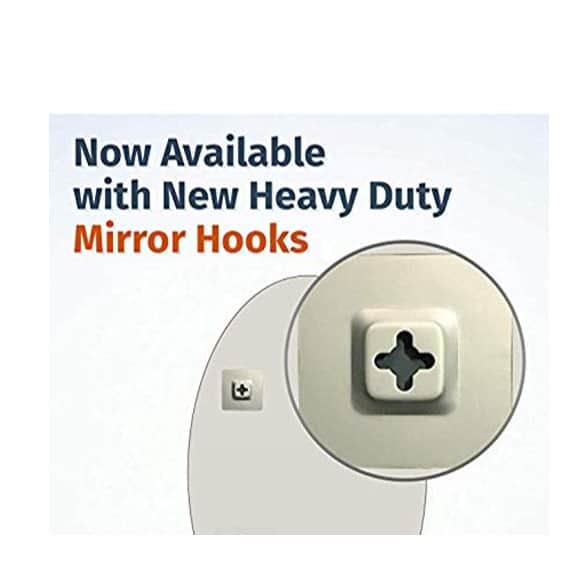 Modern Frameless Mirror 22" - rear_view