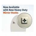 Designer Oval Bathroom Mirror 18" - rear_view