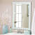 Decorative Square Mirror With White Border (18 X 24) - photo