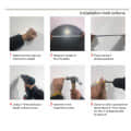 Decorative Square Mirror With White Border (18 X 24) - top_view