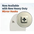 Frameless Decorative Round Bathroom Mirror 24" - rear_view