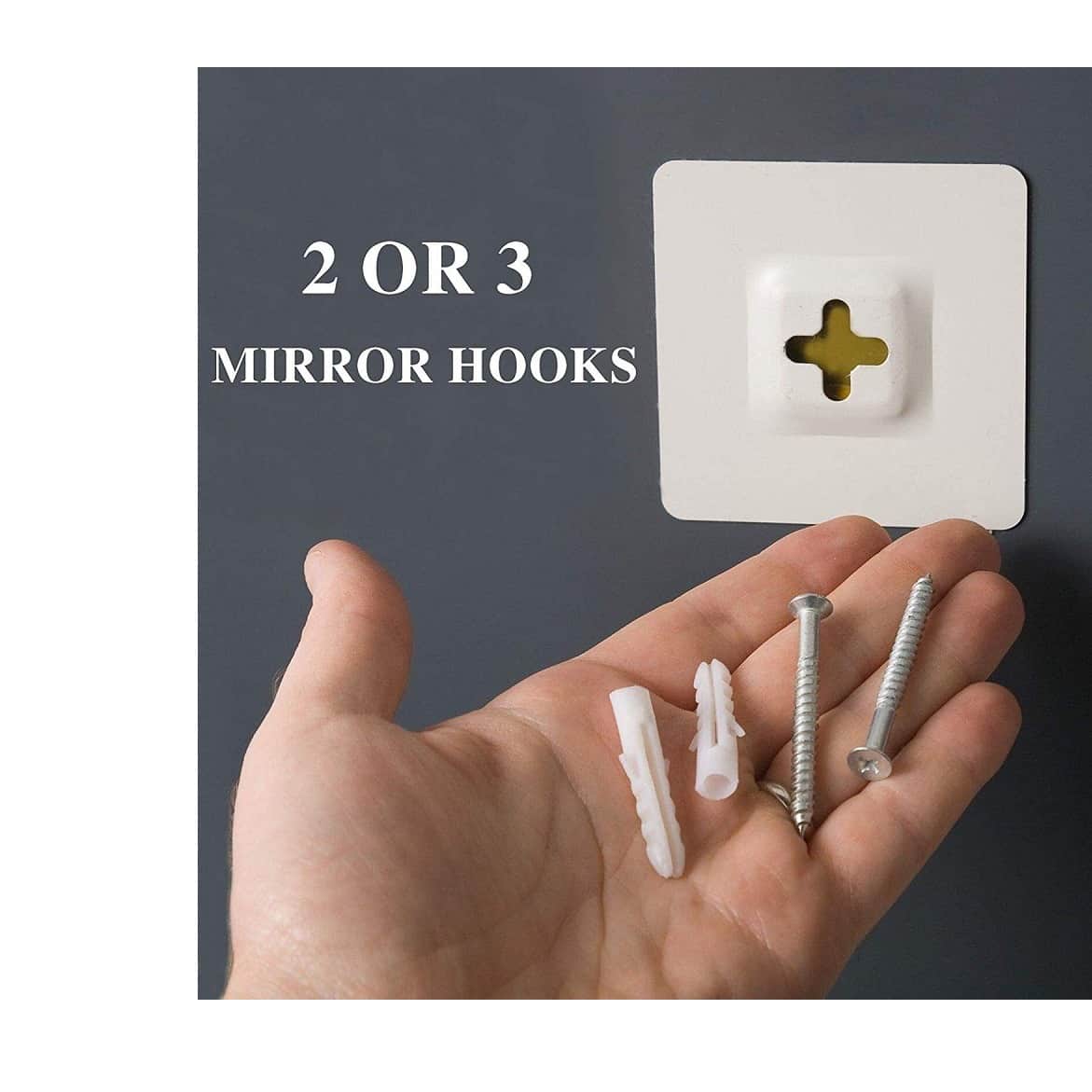 Decorative Designer Wall Mirror  (Set of 4) - front_view