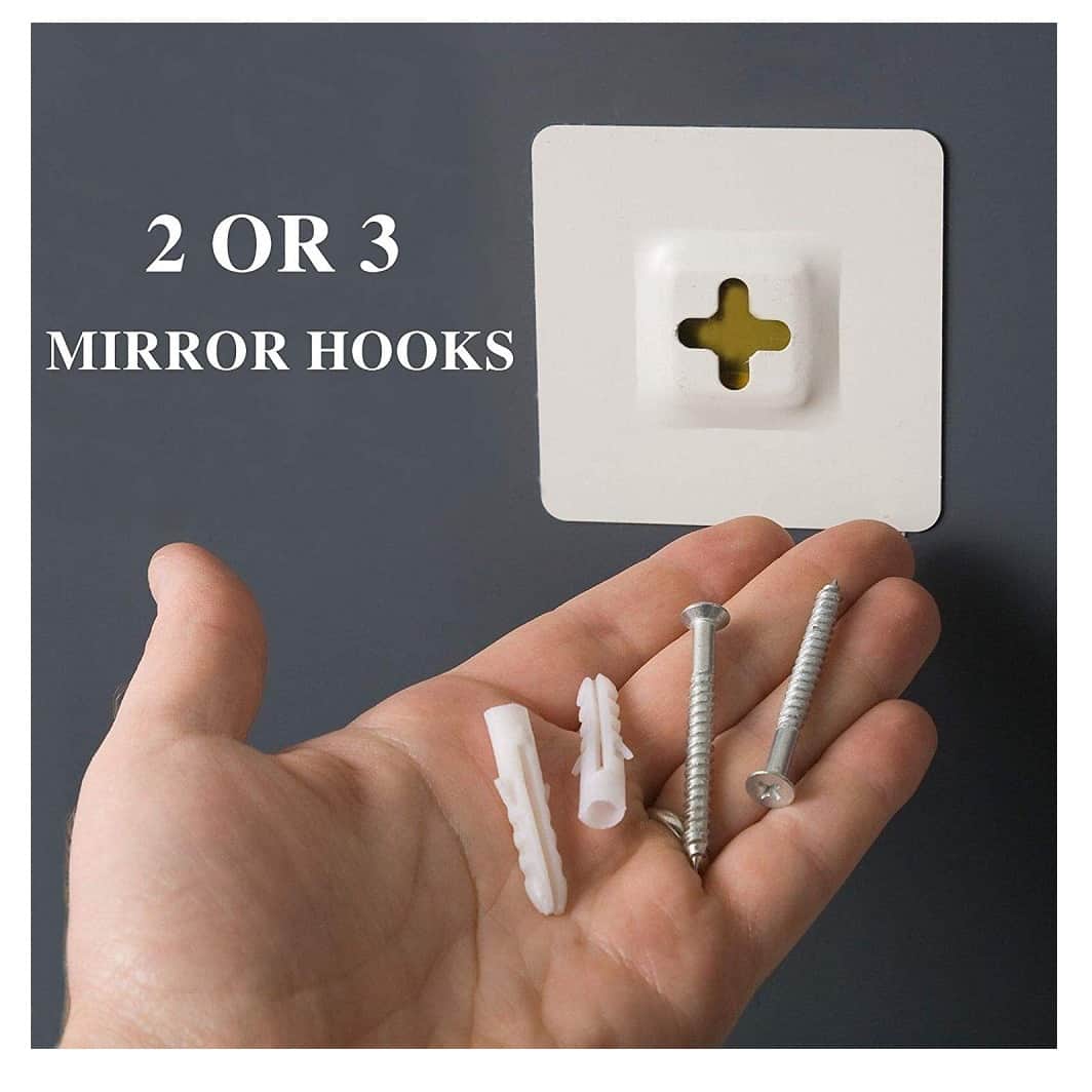 Designer Frameless Wall Mirror 18 X 30" - front_view
