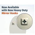 Designer Frameless Wall Mirror 18 X 30" - rear_view