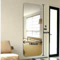 Frameless Decorative Straight Mirror 18 X 36" - photo