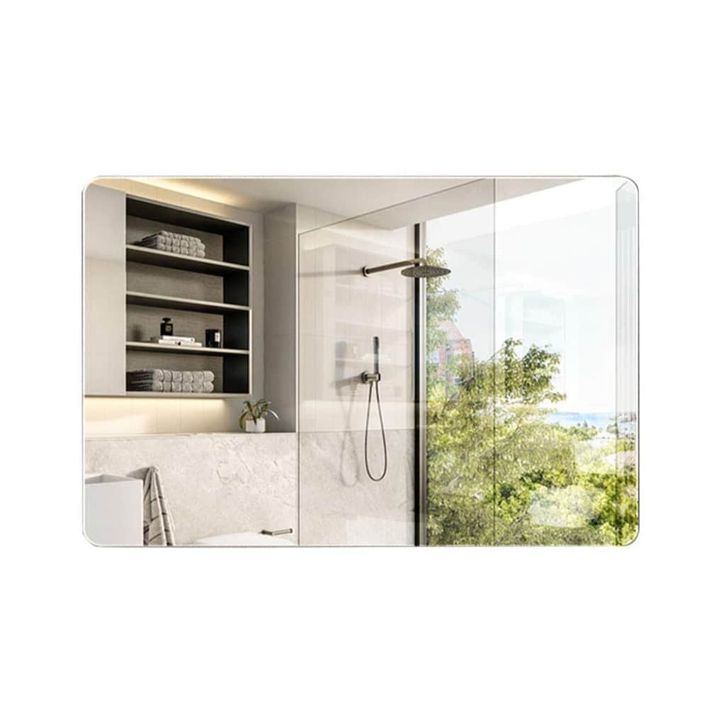 Frameless Decorative Rectangular Mirror 18 X 24" - top_view