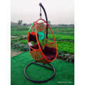 Flower Design Single Seater Swing - top_view