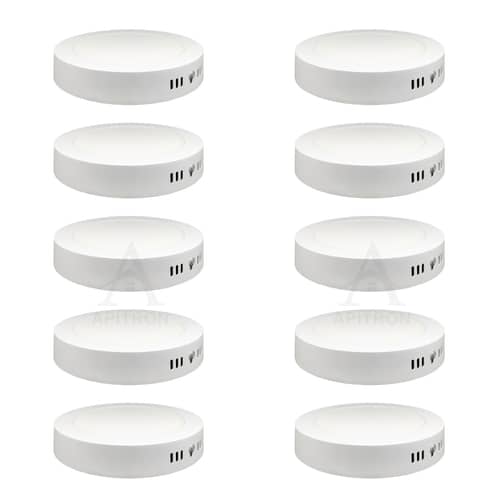 NESSON Lite 12W LED Surface Panel Light Pack of 10