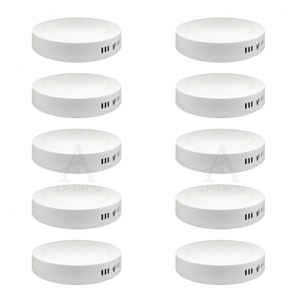 NESSON Lite 12W LED Surface Panel Light Pack of 10 - photo