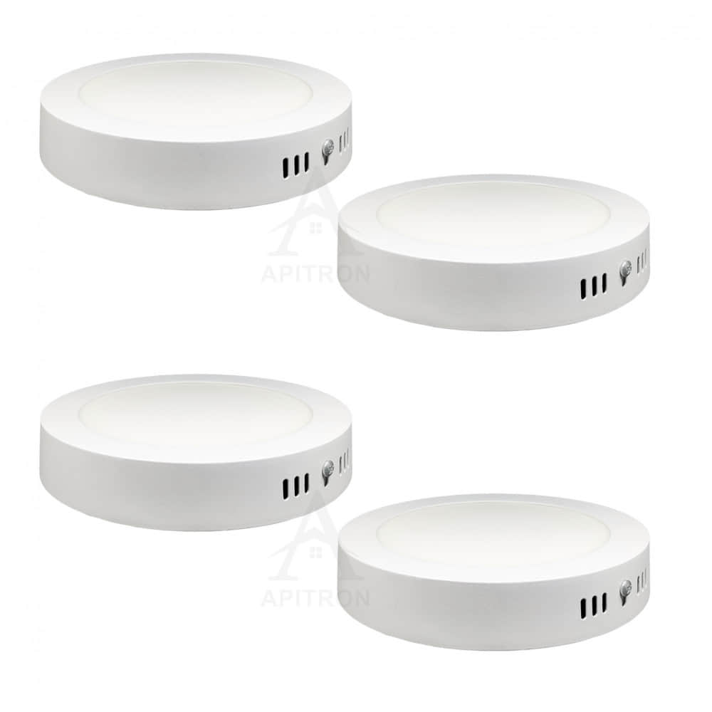 NESSON Lite 12W LED Surface Panel Light Pack of 4 - photo