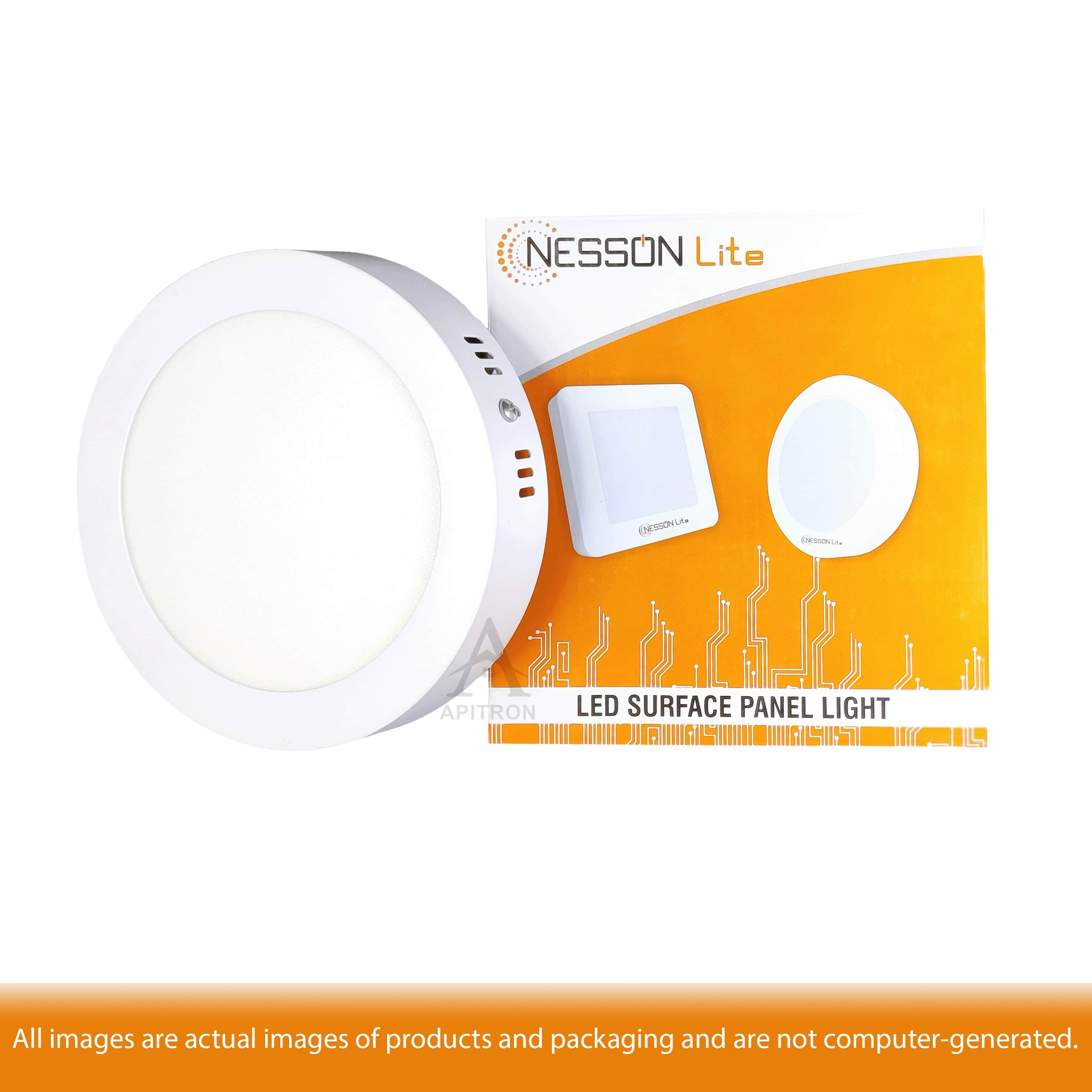 NESSON Lite 12W LED Surface Panel Light Pack of 4 - right_view