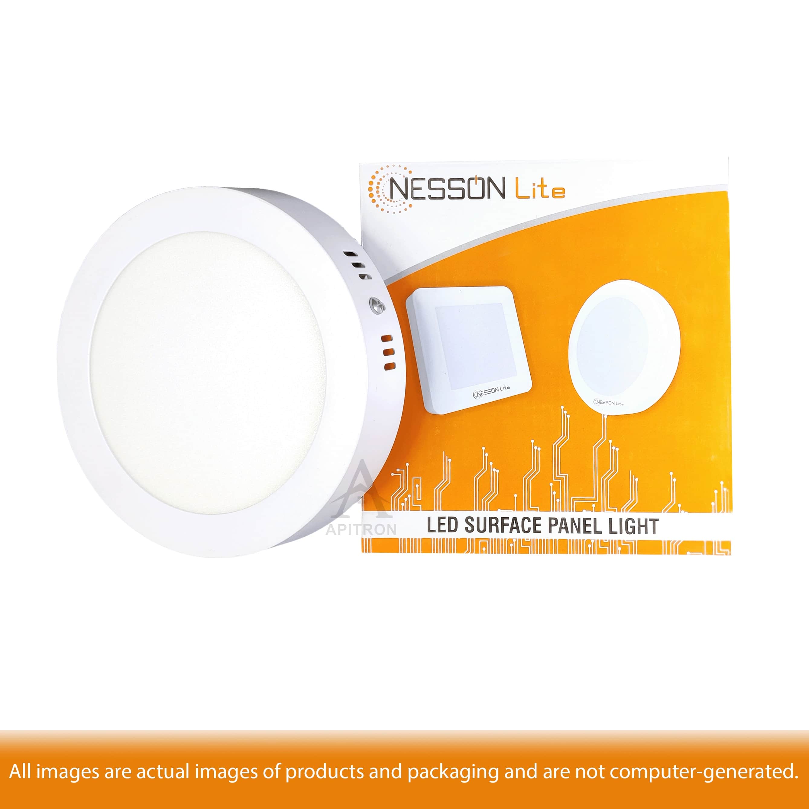 NESSON Lite 12W LED Surface Panel Light Pack of 2 - right_view