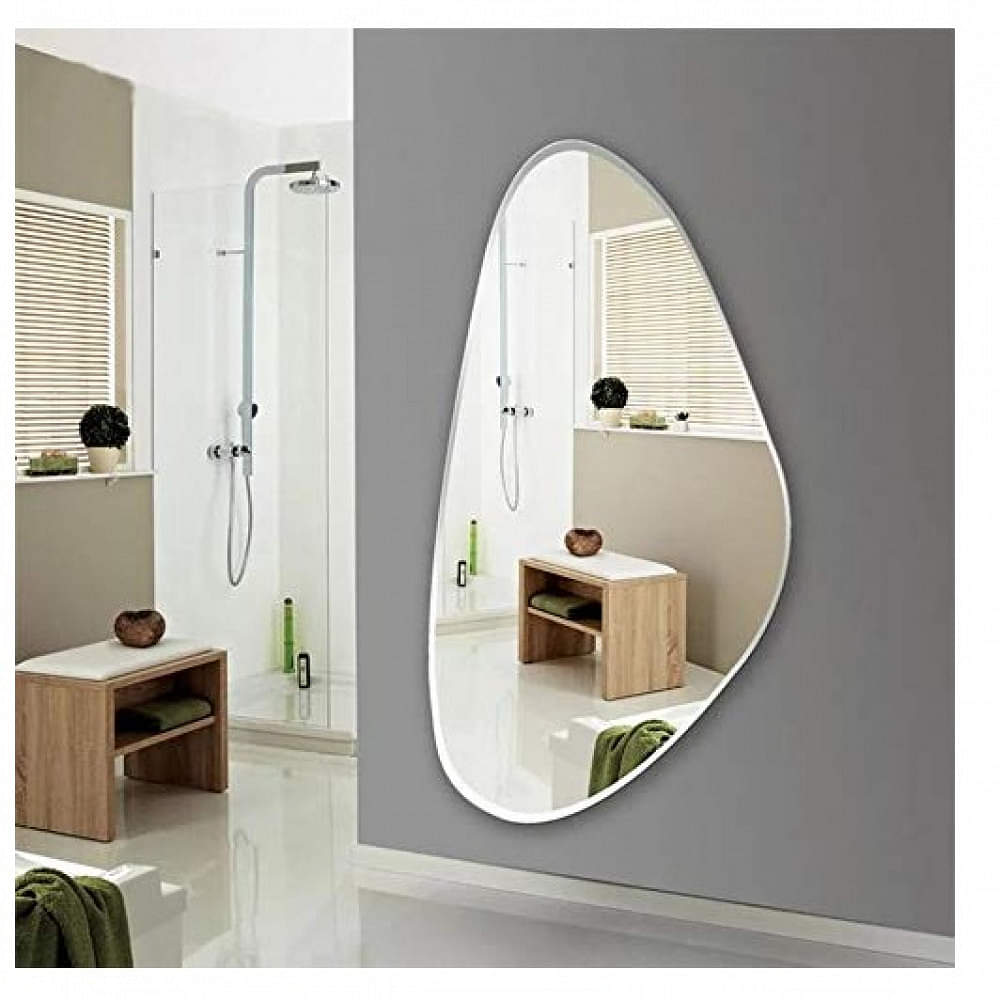 Decorative Frameless Mirror 18 X 36" - photo